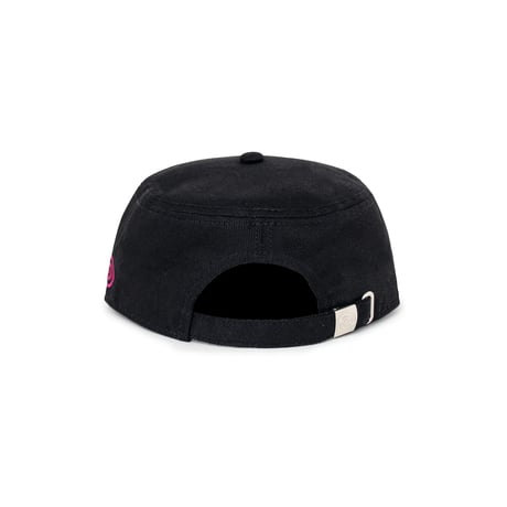 SOL soonerorlater / CURSIVE LOGO PILLBOX CAP / BLACK