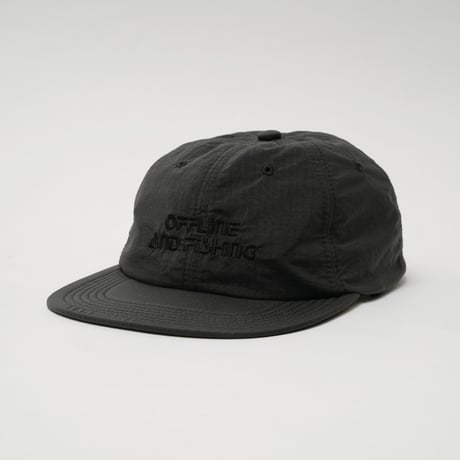 GARBAGE / SOFT BRIM 6 PANEL CAP w/ CHIN STRAP (OFFLINE) / CHARCOAL (CHARCOAL EMB)