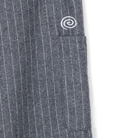 SOL soonerorlater / PIN-STRIPE BALLOON PANTS / GRAY