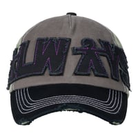 ADWYSD (ALWAYS DO WHAT YOU SHOULD DO) / 5-PANEL HUMAN LOGO CAP / SAGE / GREY / BLACK