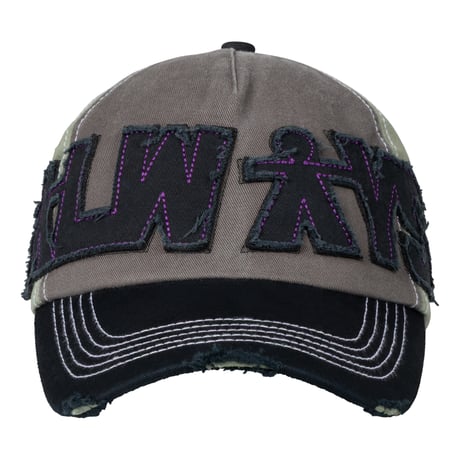 ADWYSD (ALWAYS DO WHAT YOU SHOULD DO) / 5-PANEL HUMAN LOGO CAP / SAGE / GREY / BLACK