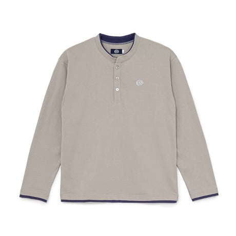 SOL soonerorlater / FAKE-LAYERED L/S TEE / GRAY
