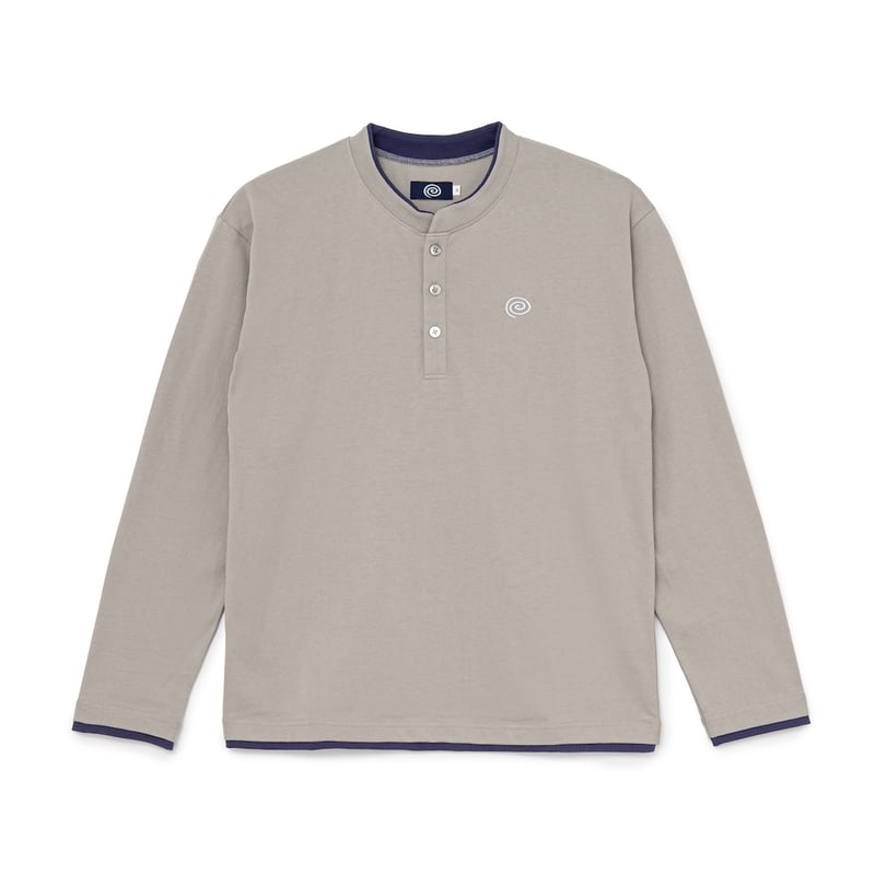 トップス sol soonerorlater Fake-Layered L/S Tee S SOL soonerorlater / FAKE-LAYERED L/S TEE / GRAY