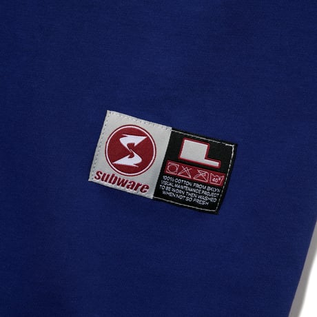 SUBWARE / JAHAN FOR SW SHORT SLEEVE TEE / INDIGO