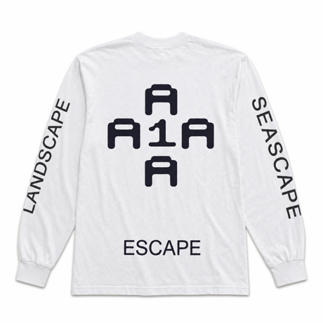 A1A (AWONA) / A1A MULTI LOGO LONGSLEEVE / WHITE