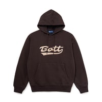 BoTT / SCRIPT LOGO HOODIE / BROWN