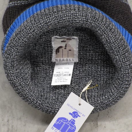NOROLL / CONFECTION BEANIE / BLUE / GREY