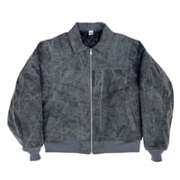 COMFORTABLE REASON / DUCK BOMBER JACKET / BLACK