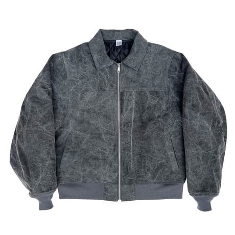 COMFORTABLE REASON / DUCK BOMBER JACKET / BLACK