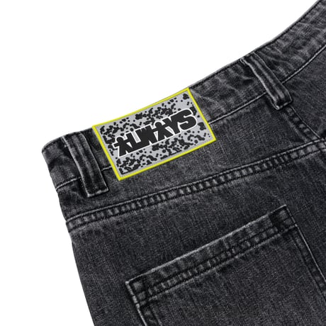 ADWYSD (ALWAYS DO WHAT YOU SHOULD DO) / WAZA JEANS / WASHED BLACK