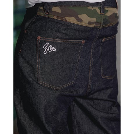 SPECIAL GUEST K.K. / HIDDEN CAMO RIGID DENIM / NAVY