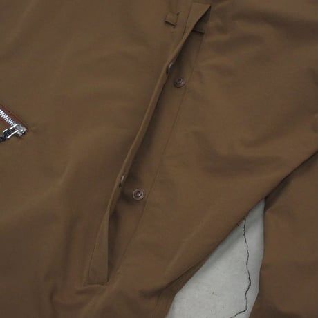 NOROLL / SUGARI MESH ANORAK / BROWN