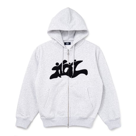 SOL soonerorlater / 3GUYS ZIP HOODIE / ASH