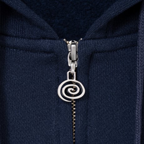 SOL soonerorlater / 3GUYS ZIP HOODIE / NAVY