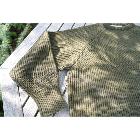 NOROLL / SIMPLE CREWNECK KNIT / OLIVE