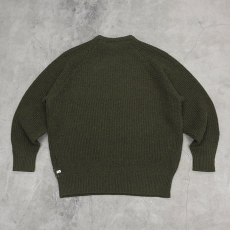 NOROLL / SIMPLE CREWNECK KNIT / OLIVE