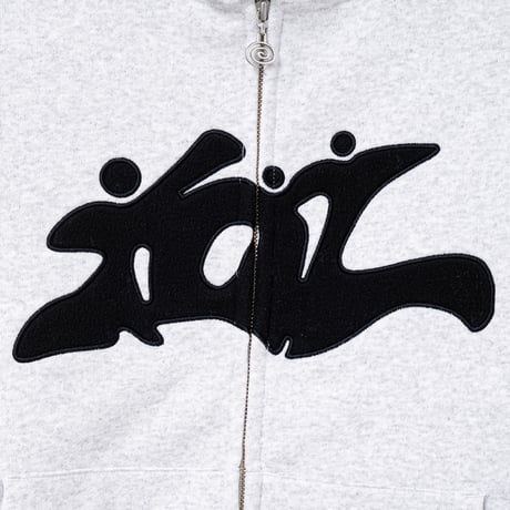 SOL soonerorlater / 3GUYS ZIP HOODIE / ASH