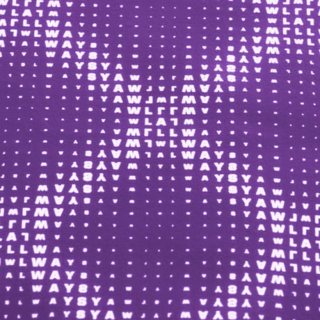 ADWYSD (ALWAYS DO WHAT YOU SHOULD DO) / @SUN REVERSIBLE CROSS PLAID BUCKET HAT / PURPLE / BLACK