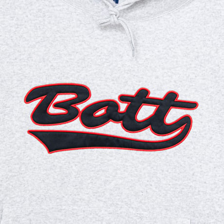 BoTT / SCRIPT LOGO HOODIE / ASH