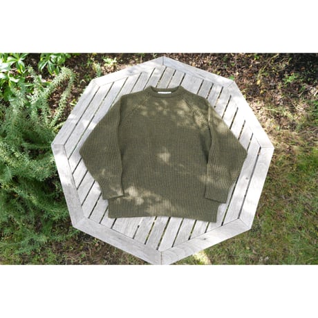 NOROLL / SIMPLE CREWNECK KNIT / OLIVE