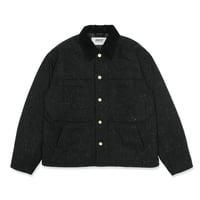 HOMBRE NINO / NEP TWEED COVERALL / BLACK