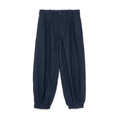 SOL soonerorlater / PIN-STRIPE BALLOON PANTS / NAVY