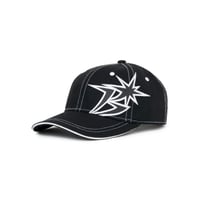 BoTT / B LOGO CONTRAST STITCH 6-PANEL CAP / BLACK