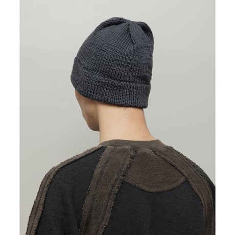 BAL / HAND KNIT BEANIE / ASPHALT