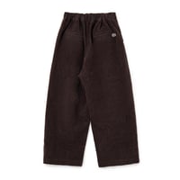 SOL soonerorlater / WOOL-BLEND EASY 2-TUCK PANTS / BROWN