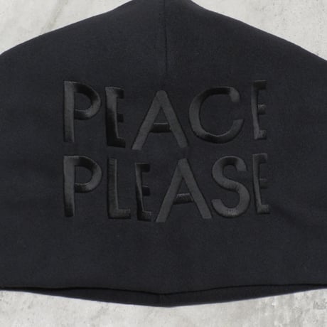 GARBAGE / FLEECE BEANIE (PIECE PLEASE) / BLACK (BLACK EMB)