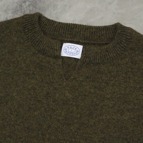 PAJA STUDIO / SEPARATE POCKET SWEATER / KHAKI