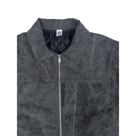 COMFORTABLE REASON / DUCK BOMBER JACKET / BLACK