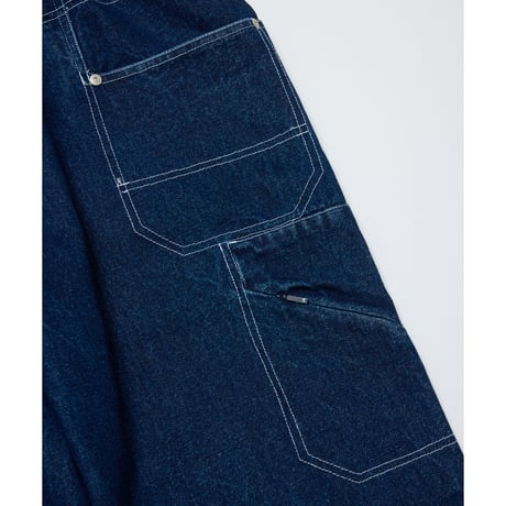 BAL / DENIM FAUX STITCH CARPENTER PANT / INDIGO