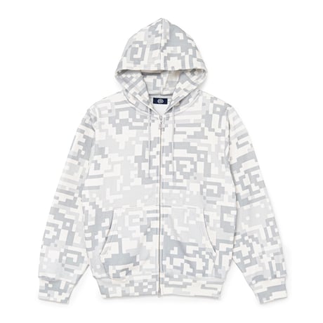 SOL soonerorlater / D-CAMO ZIP HOODIE / GRAY CAMO