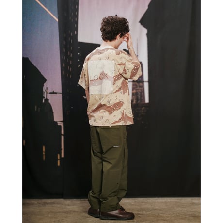 LQQK STUDIO / CAMO BOX LOGO TEE / CAMO