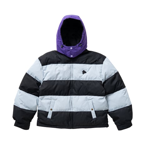SPECIAL GUEST K.K. / REVERSIBLE HOOD DOWN JACKET / LIGHT BLUE & BLACK