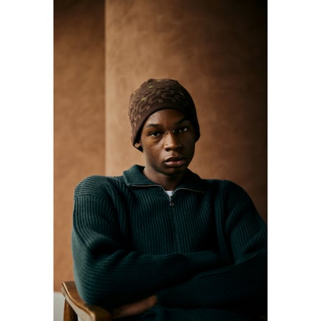 COMFORTABLE REASON / CHAOS INJECT BEANIE / BROWN
