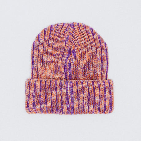 FUCKING AWESOME / REFLECTIVE STRIPE BEANIE / ORANGE / PURPLE