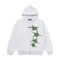 BoTT / STARS ZIP HOODIE / ASH