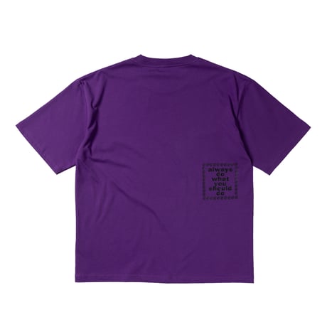ADWYSD (ALWAYS DO WHAT YOU SHOULD DO) / GIRBURARD TEE / PURPLE