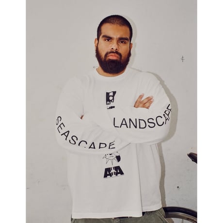A1A (AWONA) / A1A MULTI LOGO LONGSLEEVE / WHITE