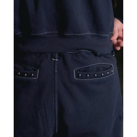SPECIAL GUEST K.K. / STUDDED SWEAT PANTS / GRAY