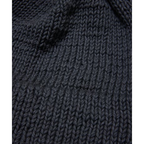 BAL / HAND KNIT BEANIE / BLACK
