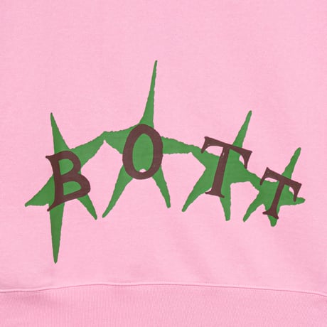 BoTT / STARS ZIP HOODIE / PINK