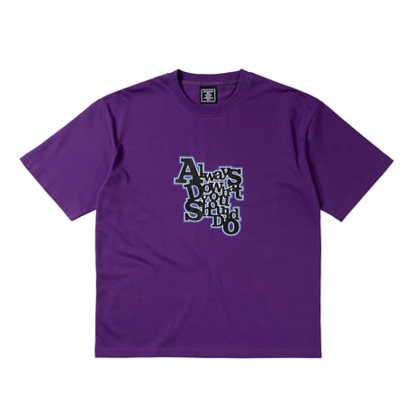 ADWYSD (ALWAYS DO WHAT YOU SHOULD DO) / GIRBURARD TEE / PURPLE