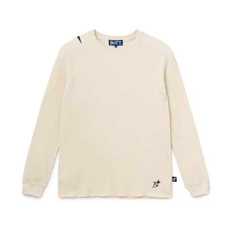 BoTT / B LOGO RAGLAN THERMAL / CREAM