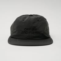 GARBAGE / SOFT BRIM 6 PANEL CAP w/ CHIN STRAP (OFFLINE) / CHARCOAL (CHARCOAL EMB)
