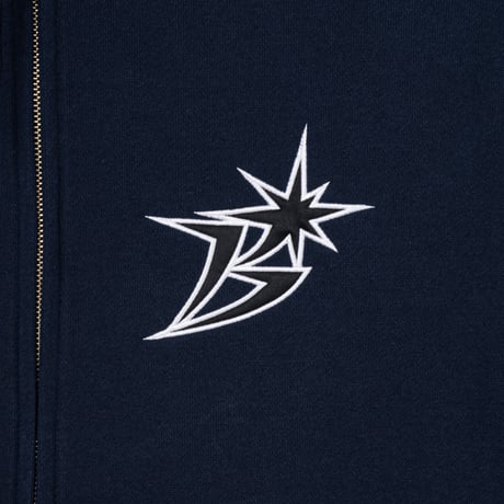 BoTT / B LOGO ZIP HOODIE / NAVY