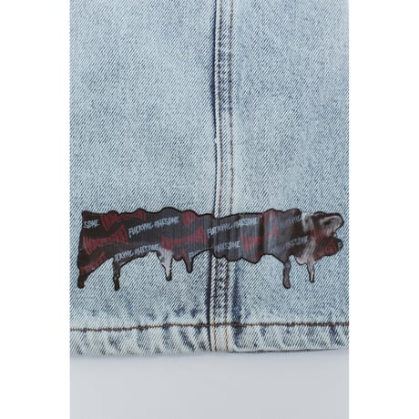 FUCKING AWESOME / x INDEPENDENT FA DOUBLE KNEE SHORT / LIGHT INDIGO