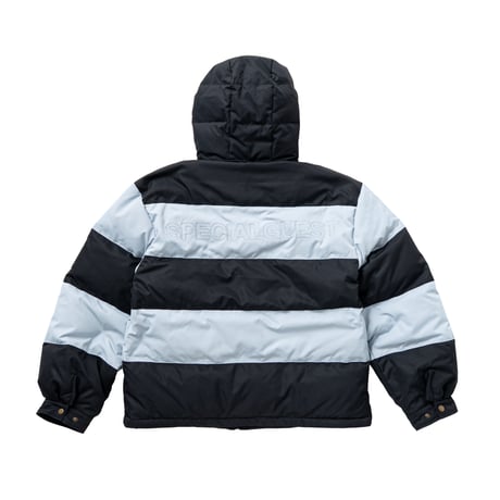 SPECIAL GUEST K.K. / REVERSIBLE HOOD DOWN JACKET / LIGHT BLUE & BLACK